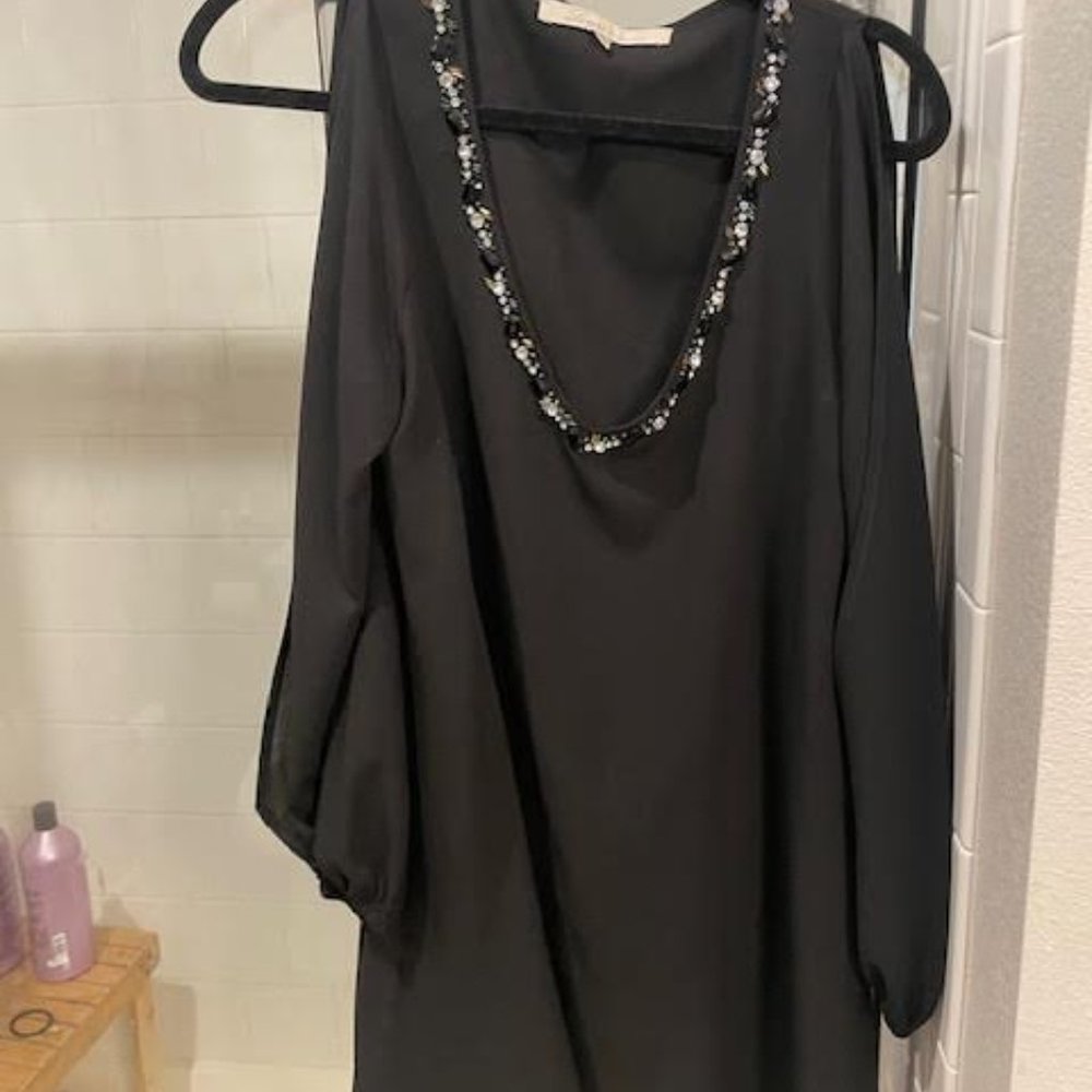 Lover & Friends Mini Black loose Cocktail dress
